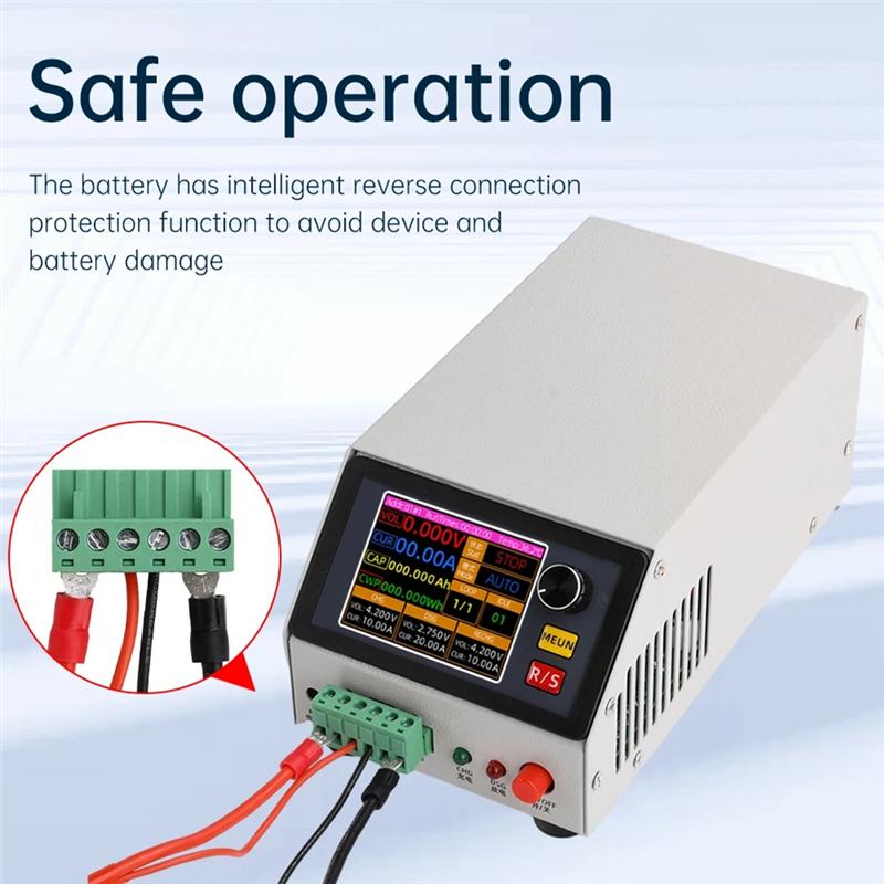 Battery Capacity Tester Power Switch Charger Tester Charging And Discharging Battery Tester EU-PLUG