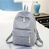 Women Corduroy Backpack Large Capacity Casual School Bag Lightweight Travel Daypack College Bookbag with Front Pocket