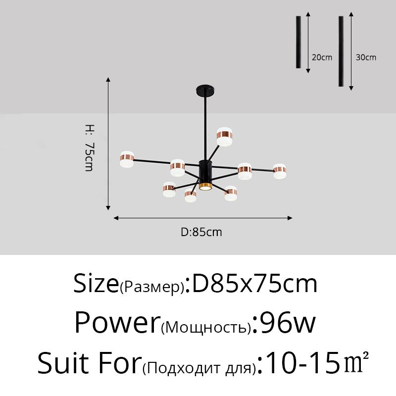 Simplicity New Chandeliers for Dining Living Room Kitchen Foyer Villa Gallery Office Bedroom Bar Indoor Home Hanging Lights