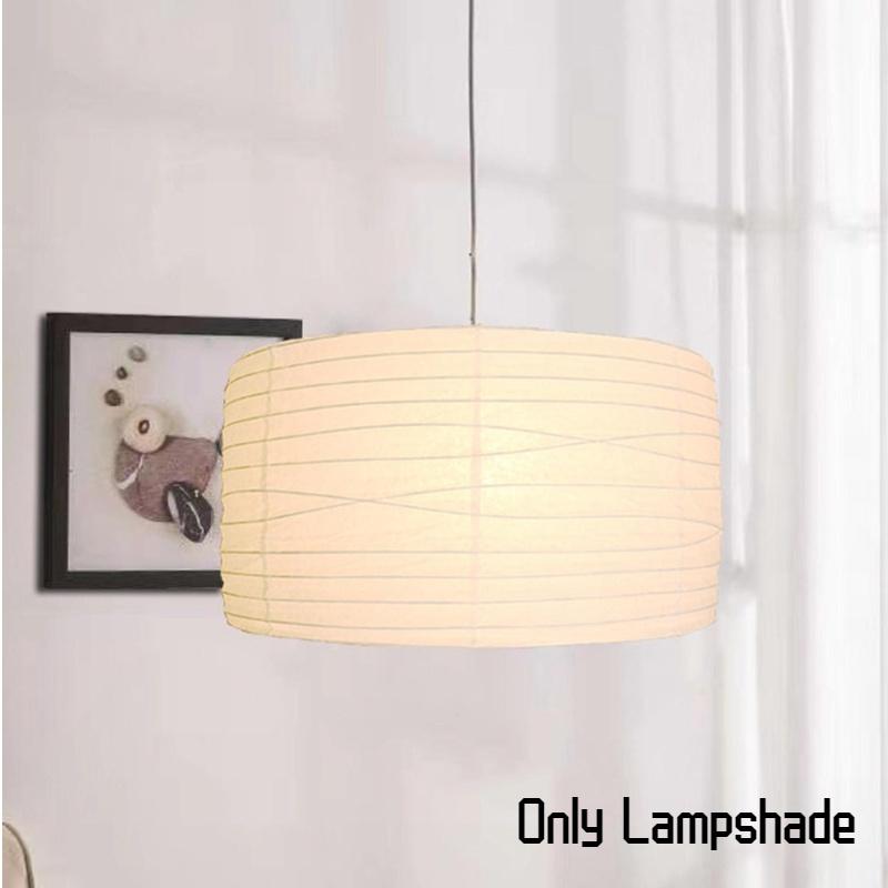 Paper Lamp Sheepskin Shades White Drum Shape Lantern Lampshade Living Room Decor