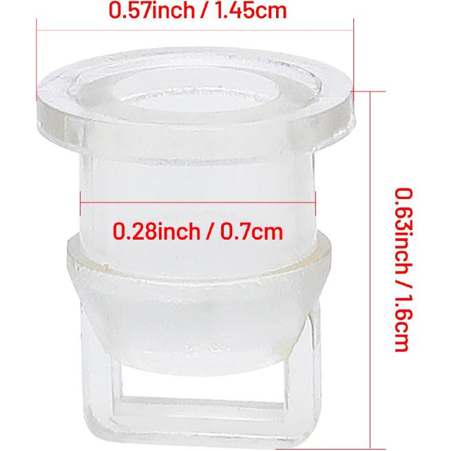 Transfer Case Cable Shifter Linkage Bushing Replace 68064273AB for Jeep Wrangler JK Compass Patriot 2007-2018 (Pack of 4)