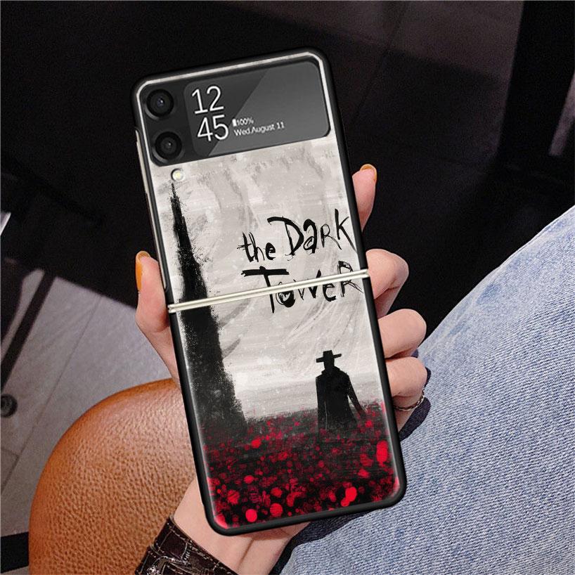 Stephen King The Dark Tower Phone Case For Samsung Z Flip 7 6 5 4 3 Galaxy ZFlip7 ZFlip6 ZFlip5 ZFlip4 ZFlip3 5G Print Cover