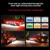 12D Cargo Truck LED 24V High Brightness Waterproof Ground Side Light Trailer Width Light 12V Tire Light Waist Light