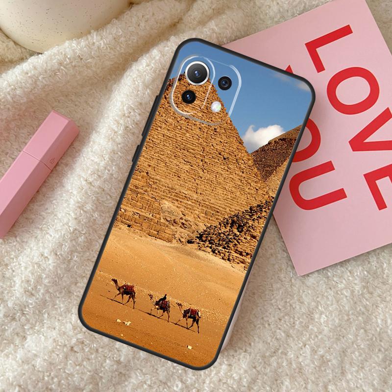 Egypt Pyramids Case For Xiaomi 14 15 Ultra 15T 14T 13T Pro 17 Pro Max POCO X7 Pro X3 X5 X6 F5 F6 F7 F8 Cover