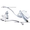 22MM Electroplated Left Clutch Lever & Brake Master Cylinder for Honda, Yamaha, Suzuki, Aprilia