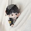 Niannyyhouse 10cm Stuffed Toy Clothes Black and White Trail Suit Beret Hoodie Shorts Vest Cotton Doll Clothes Dress-up