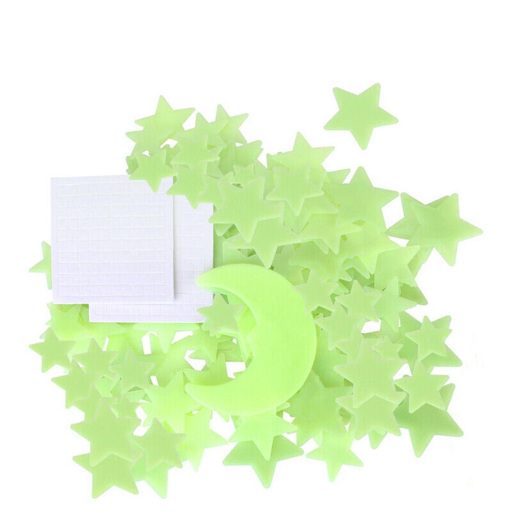 

Theme Sticker Stars Style Wall stickers 3-4.5cm Art decal Fluorescent Glow in the dark Indoor sticker Luminous