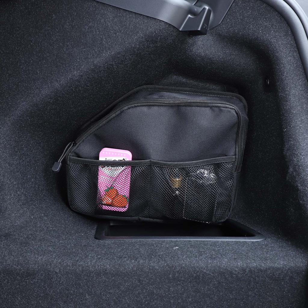Car Trunk Storage Bag Large Capacity Multifunctional Cargo Organizer Bag For BMW 5 Series G60 2025+ Stowing Tidying Accessories