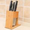 Bamboo Knife Block Stand for Kitchen Multifunctional Cutter Rack Holder Multifunctional Knife Storage Rack for Kitchen Supplies