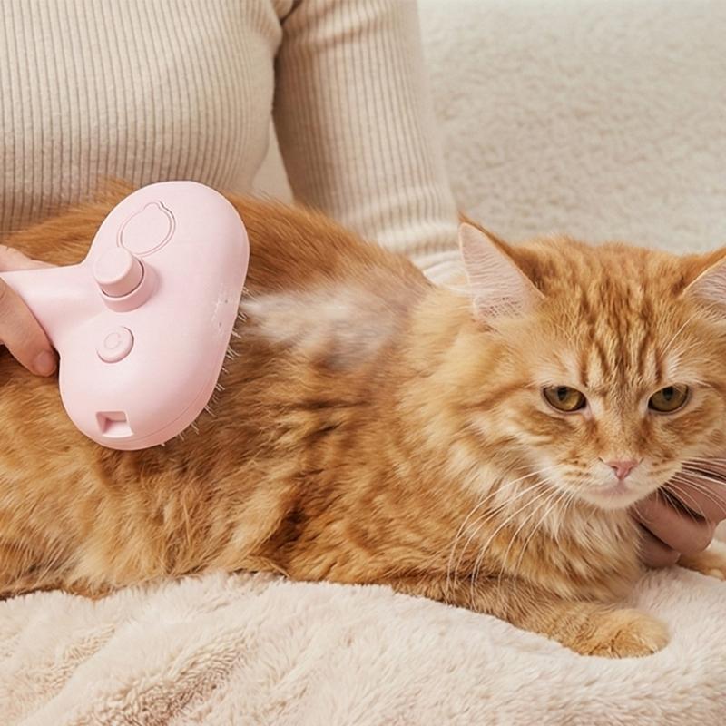 Professional Pet Grooming Comb With Sprays Function For Deshedding Massage And Mists Easy Mists Feature