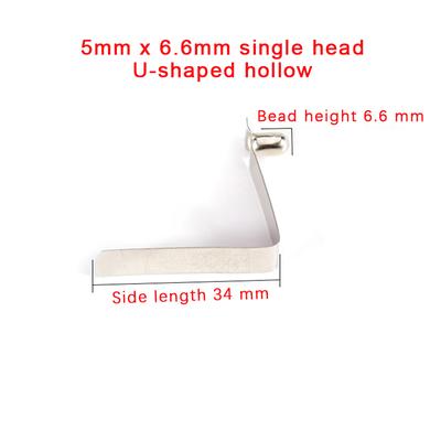 10Pcs Pipe Single Button Snap Locking V Type Caravan Steel Kayak Spring Clip