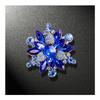 Crystal glass brooch, alloy rhinestone chest flower, clothing accessories, brooch, European and American fashion temperament