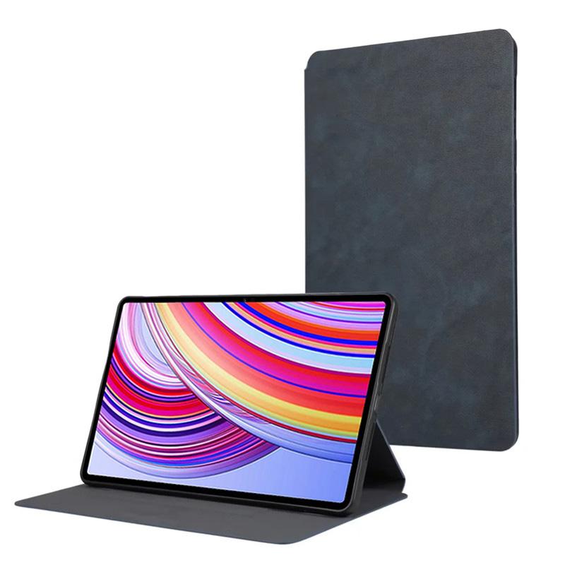 

Чехол-подставка из искусственной кожи для Redmi Pad Pro 12.1, чехол для Poco Pad, ультратонкий противоударный защитный чехол Redmi Pad Pro 12.1 темно-синий