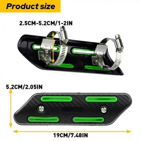 Pipe Heat Shield Guard Protector For Kawasaki KX250F KX450F 4-Stroke 2006-