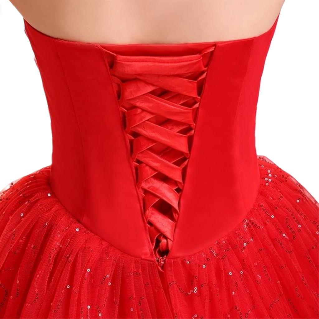 AHANDMAKER Abito Da Sposa Corsetto Kit Cerniera di Ricambio Vestibilità Regolabile Corsetto In Raso Kit Posteriore Lace Up, per Abito Da Ballo Formale (Bianco