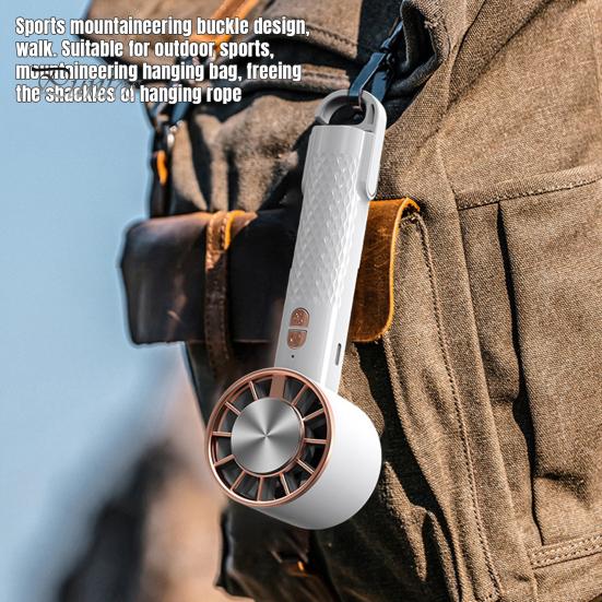 

Ручной охлаждающий вентилятор, 3 скорости, регулируемый, низкий уровень шума, перезаряжаемый через USB, удобный для переноски, портативный вентилятор для улицы и помещения синий