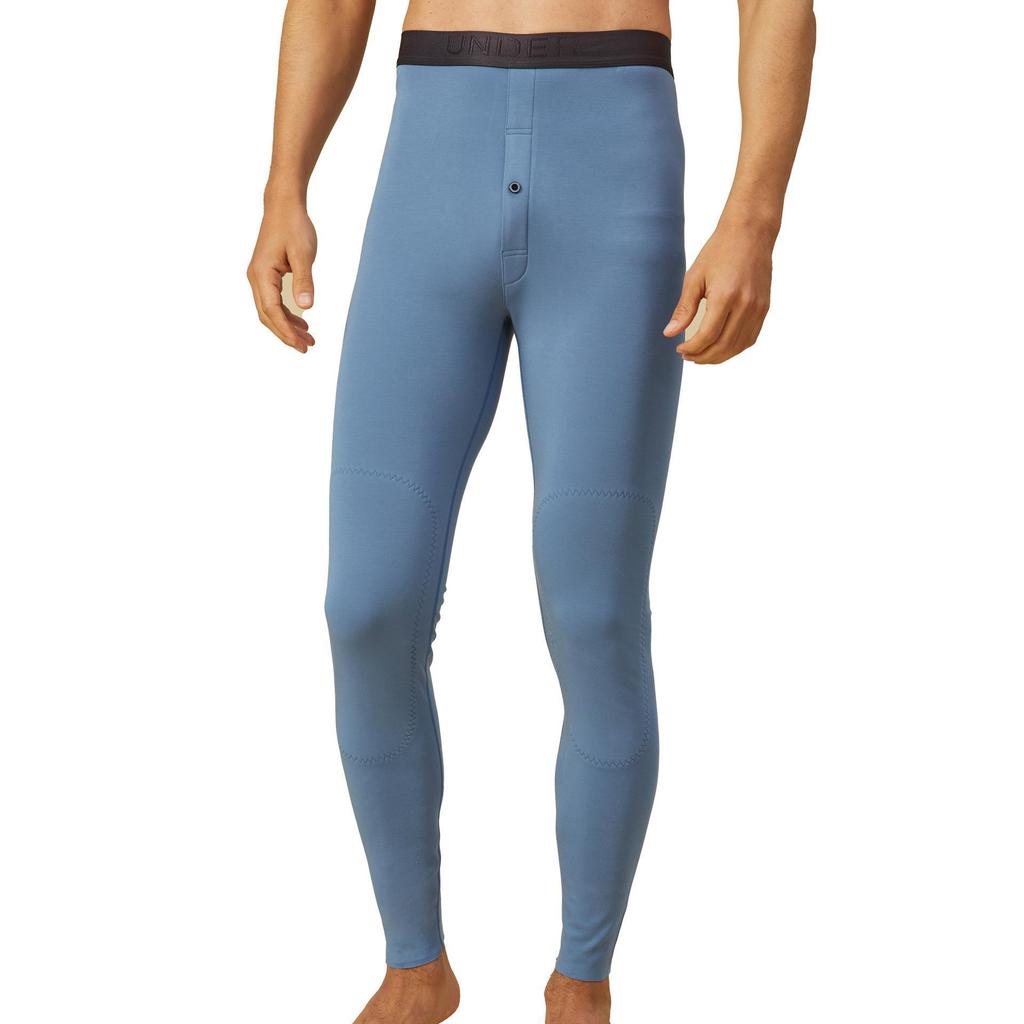 Men's Cashmere Silk Velvet Thermal Pants with Knee Pads