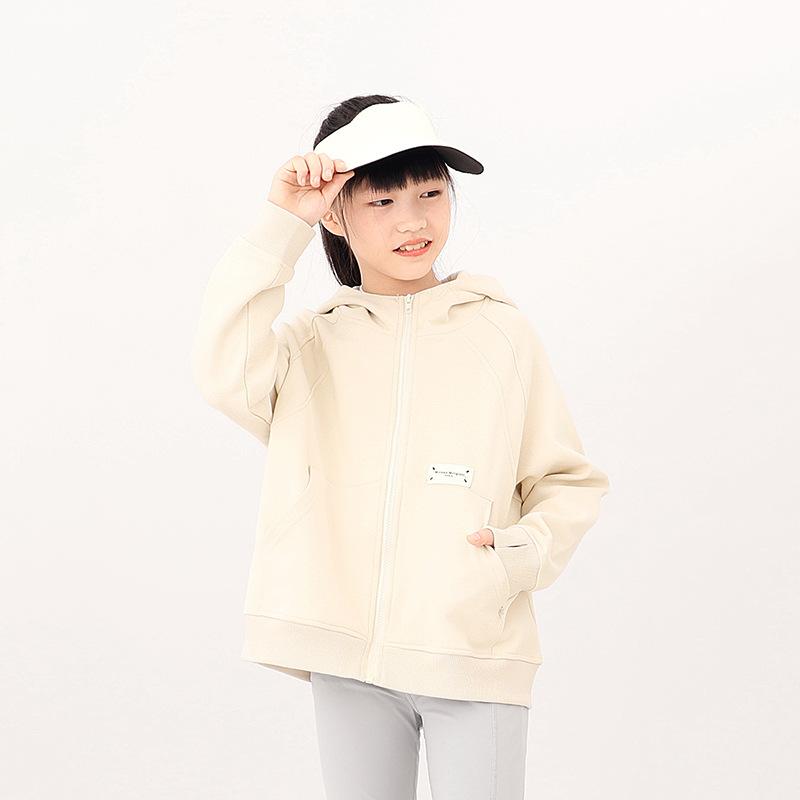 

Детские куртки Толстовки для девочек Детская одежда Толстовки для девочек Весна 160cm абрикосовый