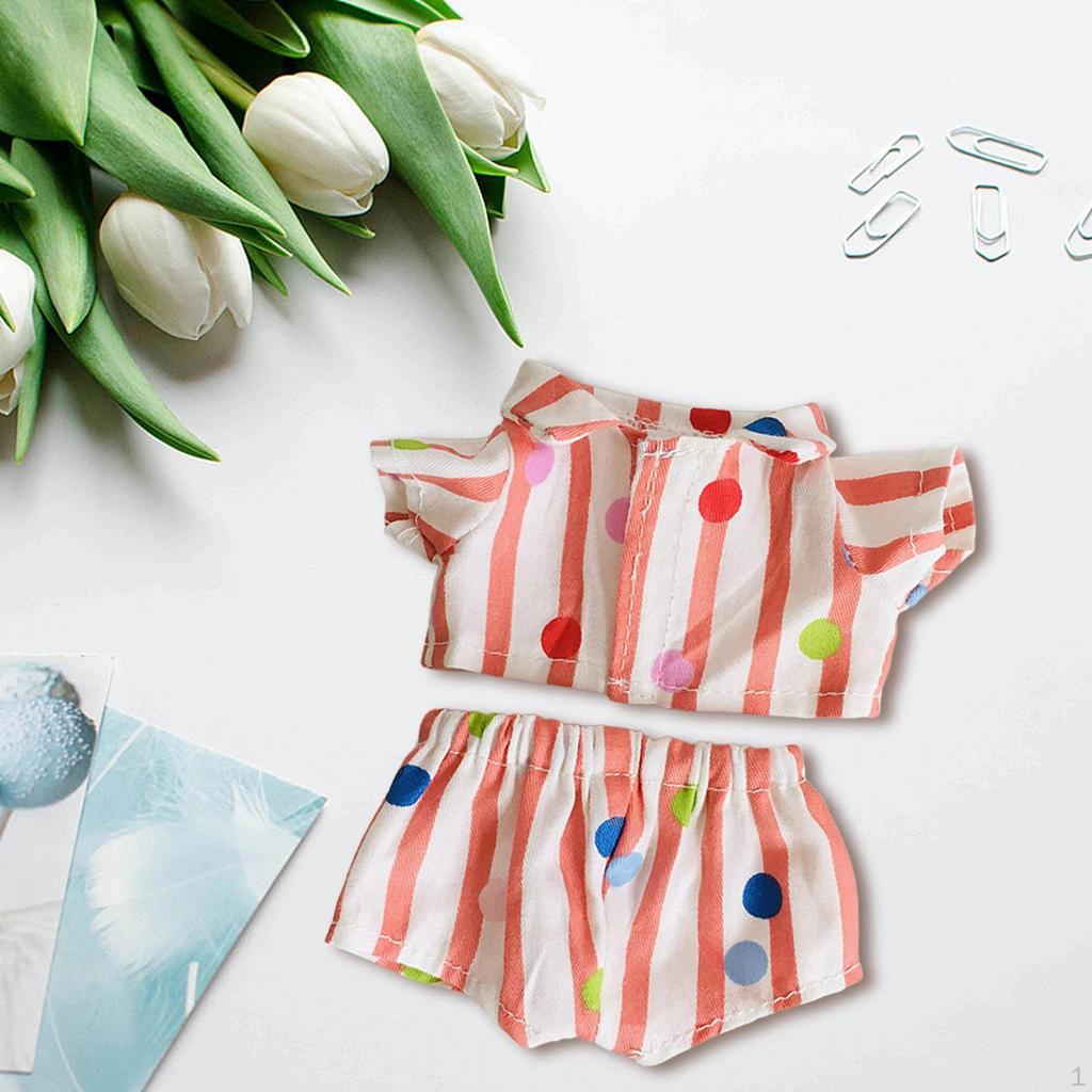 Doll Attire Set for 15cm Dolls - Chic Dress Collection