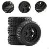 4 Pieces Wheels and Tires 2.7x1inch Replacement for 1/18 2S 223S RC Crawler Lightweight