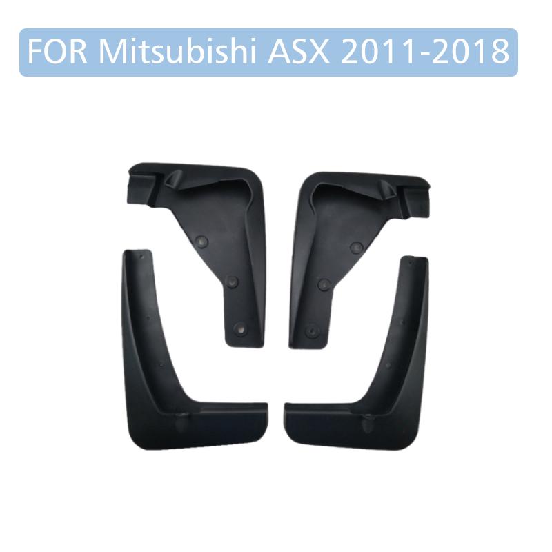 Front Rear 4pcs FOR Mitsubishi ASX 2011-2018 Mudguard Fender Mud Flap Guards Splash Mudflaps Car Accessories