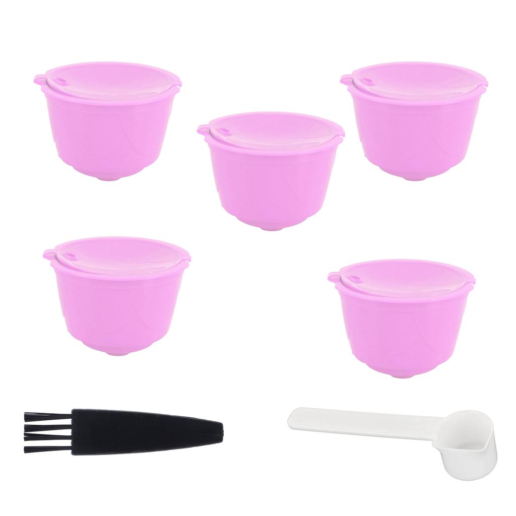 Reusable Capsules Set Refillable Coffee Filter Cup Pod for DOLCE GUSTO Coffee Machine