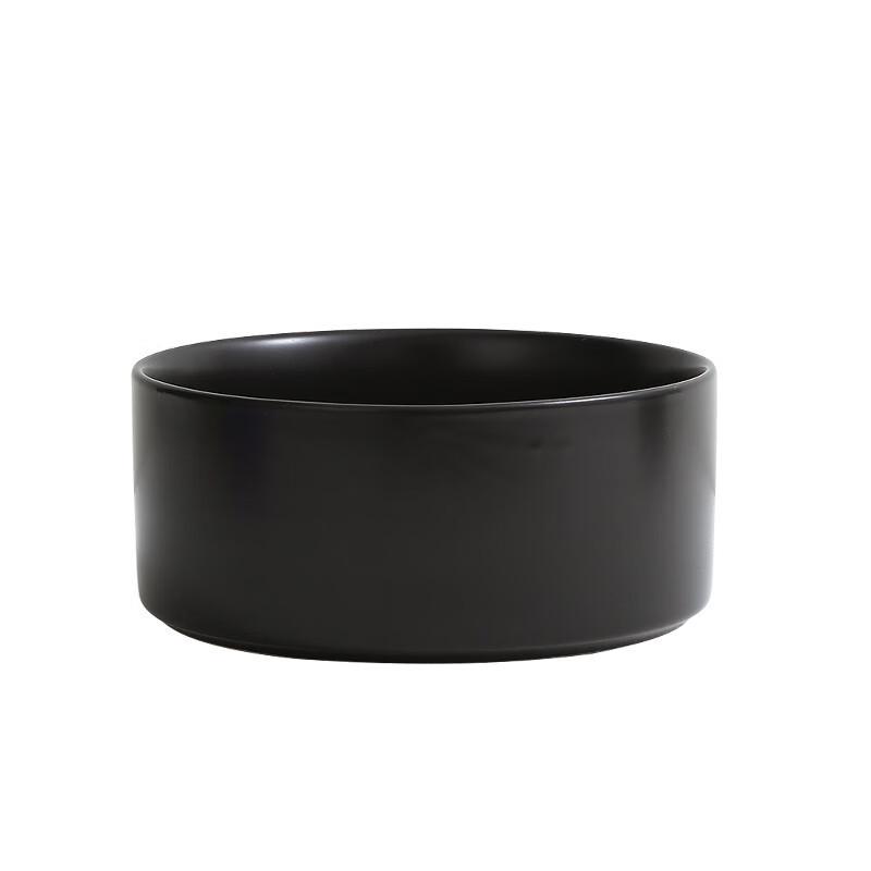

ZISIZ Black Fahai Ceramic Serving Bowls (Set of 2)