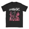 2026 New Fashion Rock Music Band Gorillazs Oversized TShirt Men 100Cotton Summer Soft Clothes Vintage Round Neck Short Sleeve