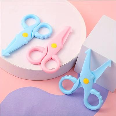 1/2pcs Cute Squid Scissors Mini Plastic Scissors Student Scissors Hand Cut Paper-cut Stationery Children Scissors