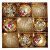 Festive 8cm Christmas Snow Ball Ornaments for Tree Decoration Holiday Party Seasonal Decor