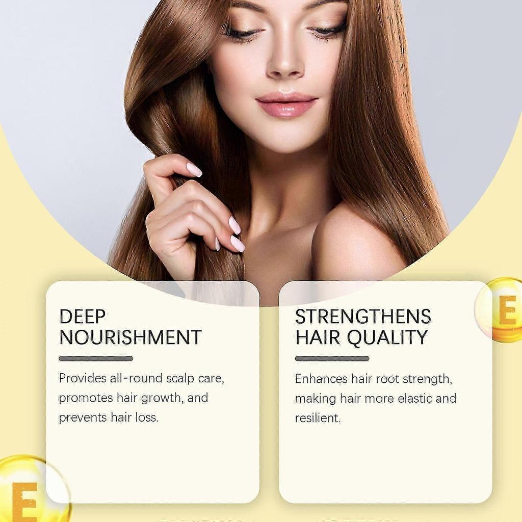 Revitalizing Ginseng Shampoo for Scalp Care, Hair Strengthening , Growth - Moisturizing, Anti-Hair Loss Formula with Rosemary , Vitamin E - 100ml