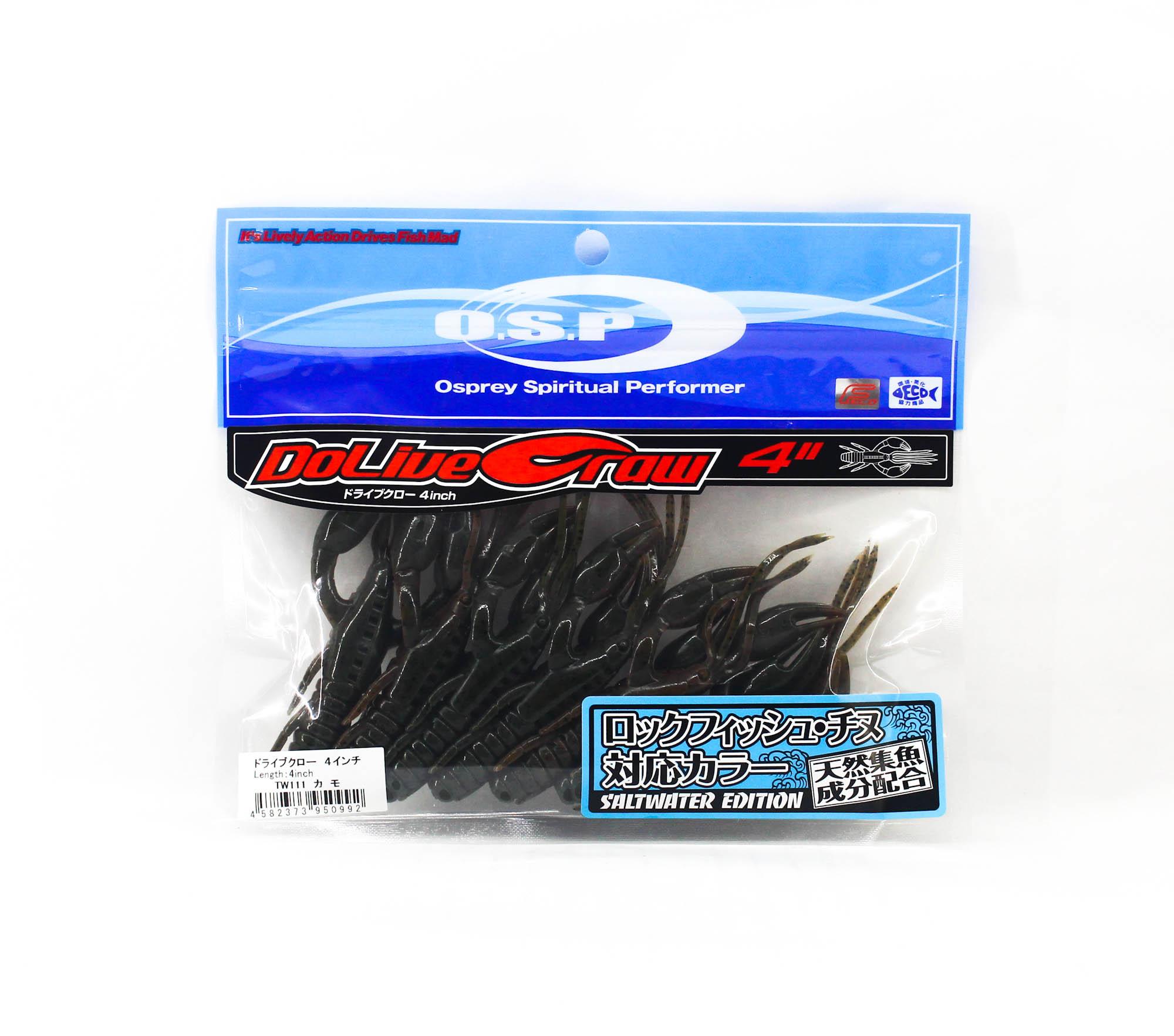 

Мягкая приманка OSP Dolive Craw 4 дюйма Salt TW-111 (0992)