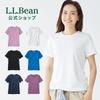 LL Bean Women's Pima Cotton T-Shirt, Short Sleeve, Crew Neck, US Fit, Regular, Size Small, Raven Blue, 1000003903