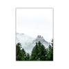 Foggy Forest Wall Art Canvas Painting Scandinavian Poster and Print Nature Landscape Nordic Decoration Picture Modern Home Decor