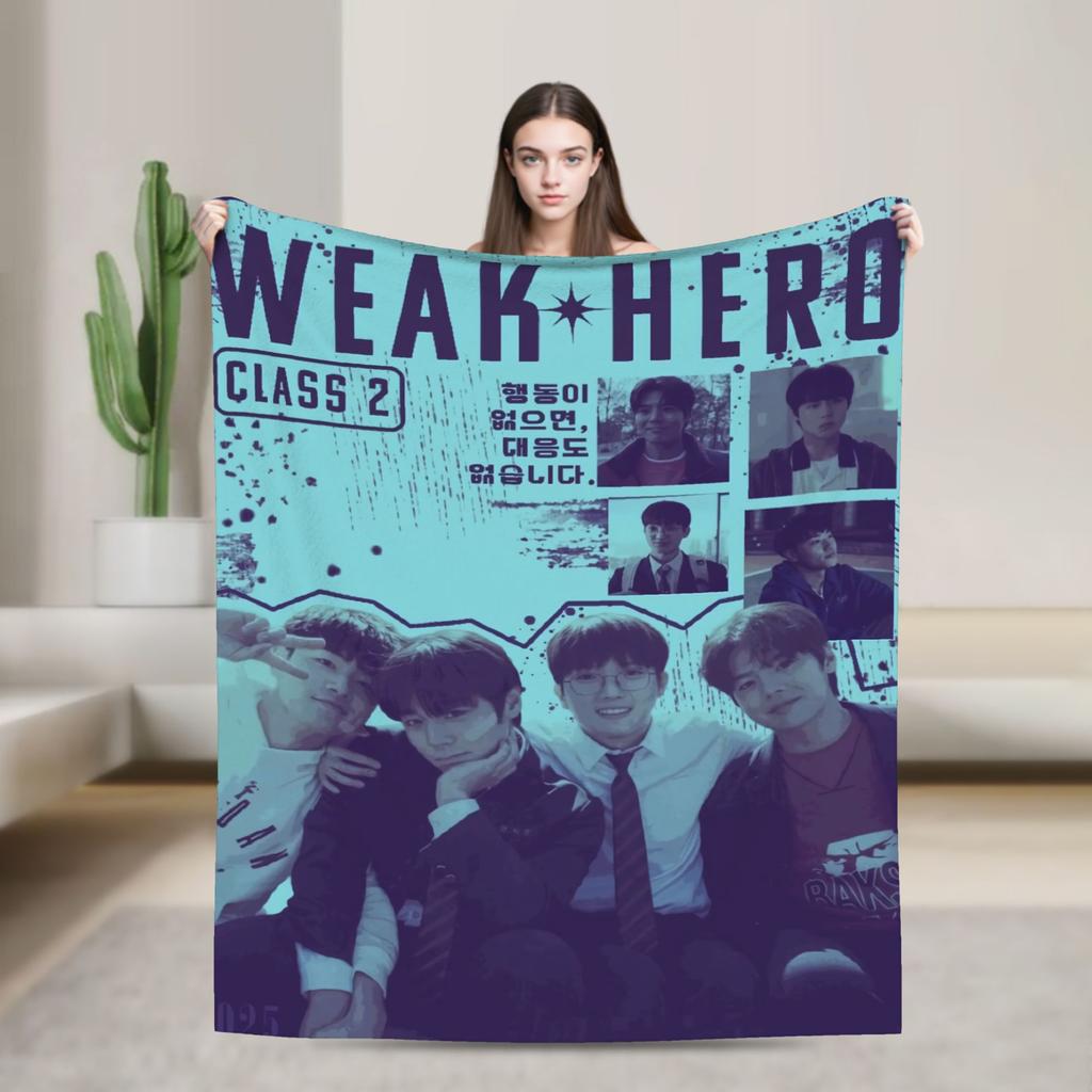 Weak Hero class (3) Super Warm Blanket  Kids Adult Plush Throw Blanket Print Home Decor Flannel Bedspread Sofa Bed Cover