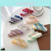 Stylish 13cm Gradient Color Large Acetate Hair Claw Clip For Elegant Hairstyles