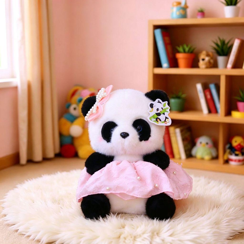 Panda Plush Toy Collectors Edition Soft Stuffed Animal Gift For Kids And Adults