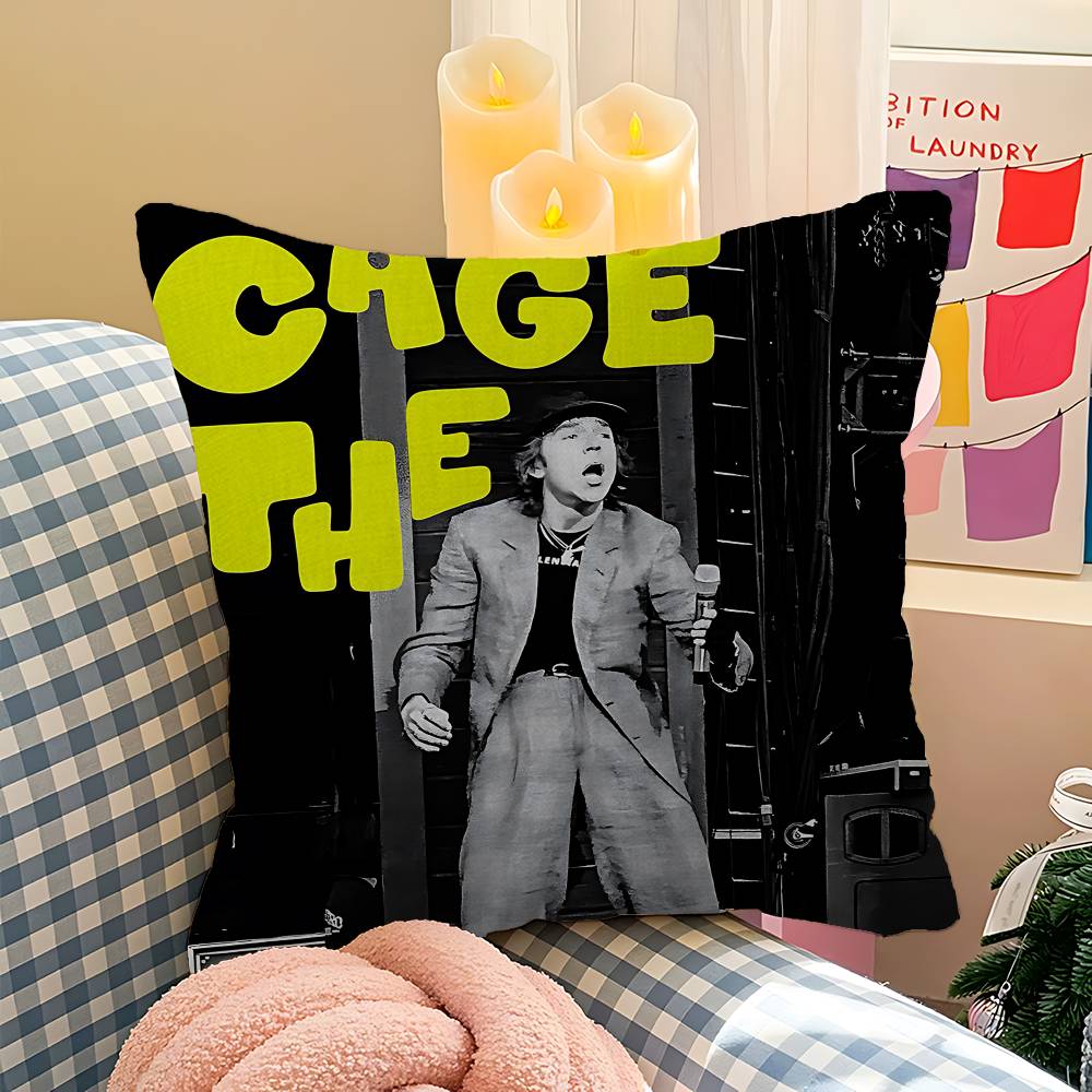 Poprockbandet Cage The Elephant Örngott Tecknat Gåva Kuddfodral Sovrum Hem Soffa Stol Sits Dekor Kuddvar