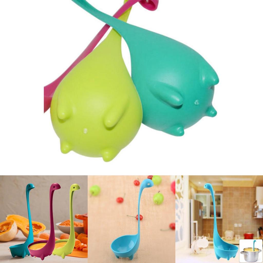 Vibrant Dinosaur Soup Spoon Nessie Ladle Ideal Gift For Any Occasion