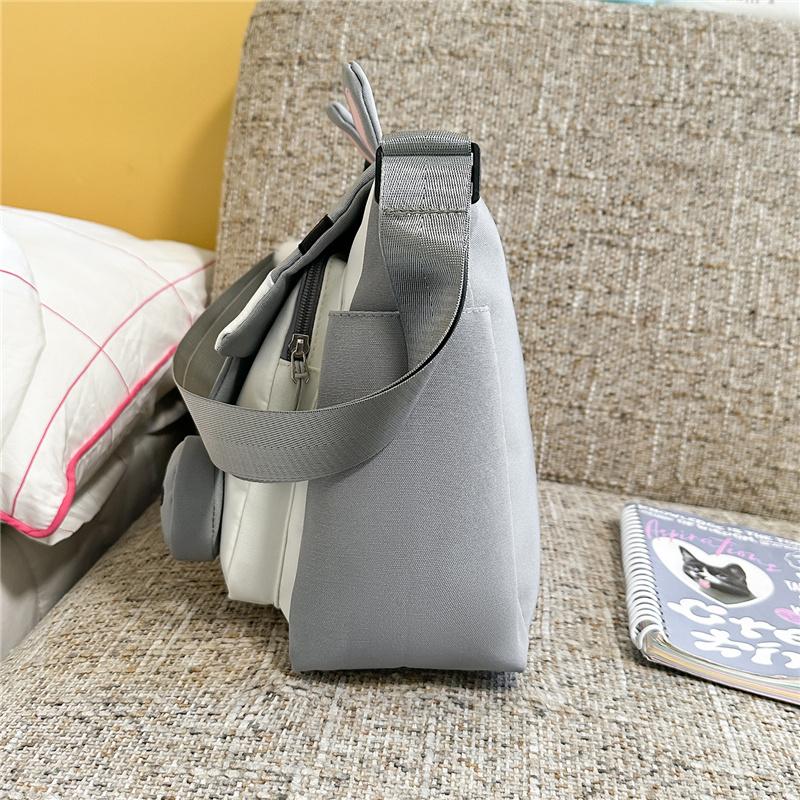 Cartoon-Katze Messenger Bag Damen Große Kapazität Umhängetasche Student Handtasche