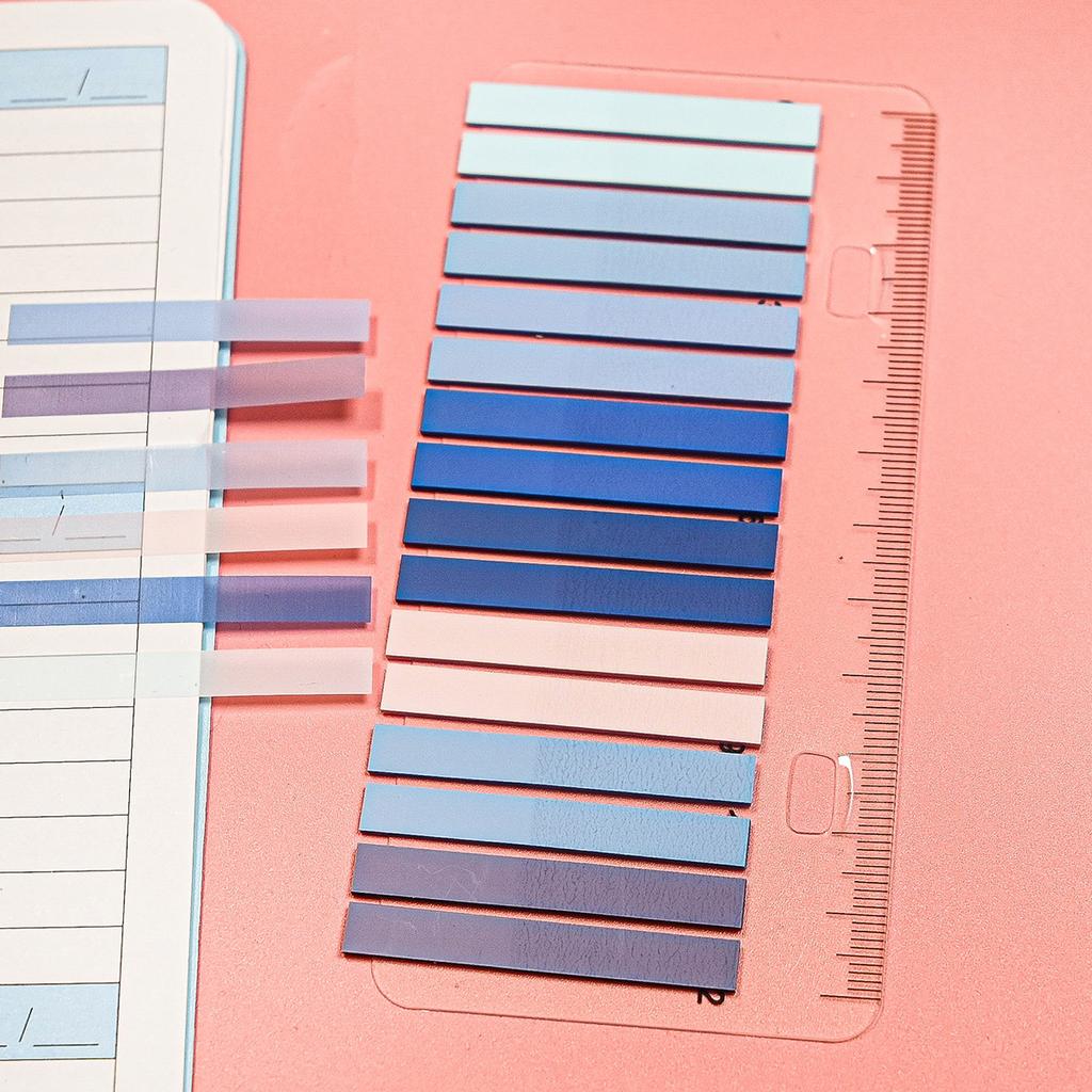 320 Sheets Transparent Sticky Note Self-Adhesive BookMarker Annotation Reading Book Clear Tab Kawaii Cute Stationery