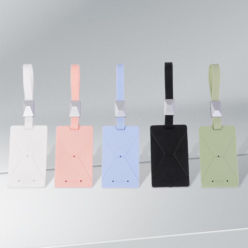 HdoorLink For Tesla Model 3 Model Y Key Card Cover Silicone Key Card Protective Case Anti-Lost Card Holder Keychain For Tesla Accessories