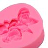 Silicone Shaper Gardenia Flower Shape Moulding Tool for Candle Soap Clay Chocolate Crafts Making