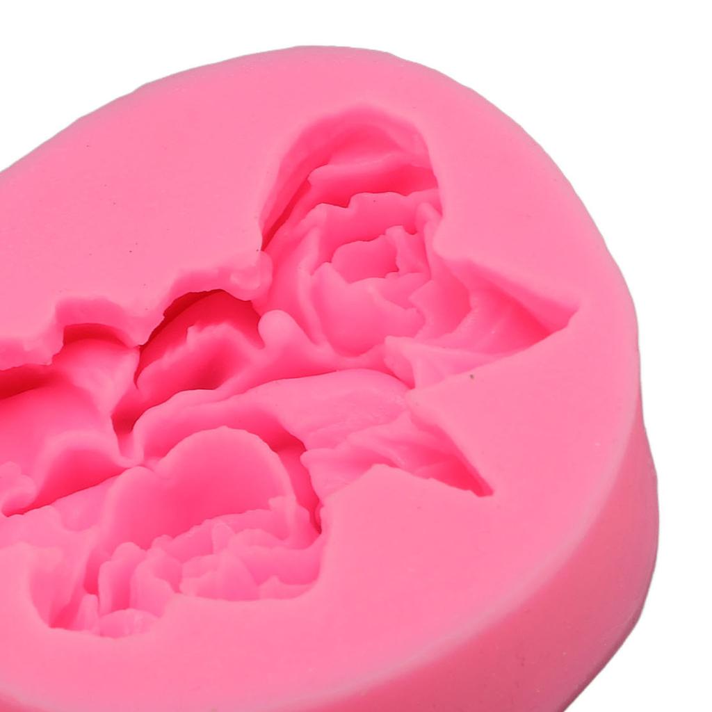 Silicone Shaper Gardenia Flower Shape Moulding Tool for Candle Soap Clay Chocolate Crafts Making