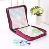 Large Capacity CD/DVD Storage Binder 256Pockte High-End Silk Cloth Disc Album, Double-Sided Portable Disc Organizer Pouch