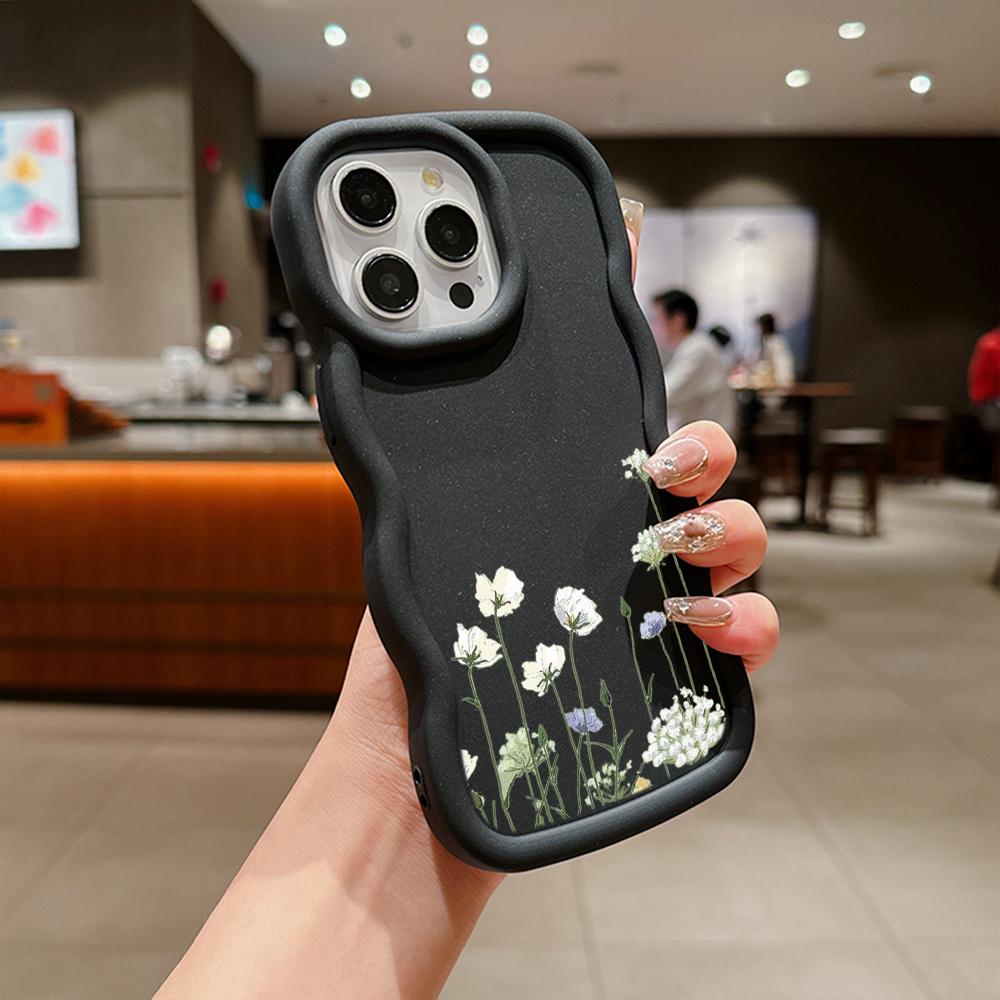 Чехлы для телефонов N93 Peony Macaron с волнистыми краями для iPhone 15 14 12 Pro — фото 9