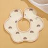 Class A Newborn Baby Saliva Towel Crepe Waterproof Petal Bib Autumn Winter Children Eating Cartoon Cotton Bib