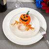 Halloween Decorative Napkin Button New Halloween Pumpkin Skull Napkin Ring Easter Pumpkin Maple Leaf Napkin Ring