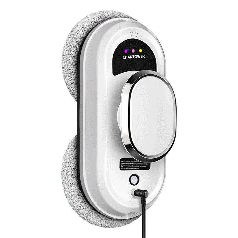 

Интеллектуальный робот-пылесос для мытья окон, робот-мойщик окон, электрический стеклоочиститель, пульт дистанционного управления для дома EU&Yes белый