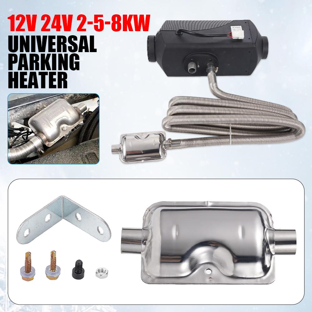 Muffler Upgraded Clamp Bracket Car Air Diesel Parking Heater Exhaust Pipe Stainless Steel For Car Truck Caravan Car Accessories